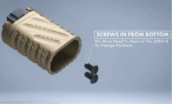 True North Concepts Zero-8 V2 Multi-Angle Grip - MLok, S-Grip -TACDIS Apparel Shop 1 pic rail bottom example