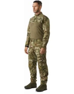 DM Arc'teryx LEAF Assault Pant AR (GEN 2) - MULTICAM® -TACDIS Apparel Shop Assault Pant AR MultiCam Gen 2 Multicam Full Side View
