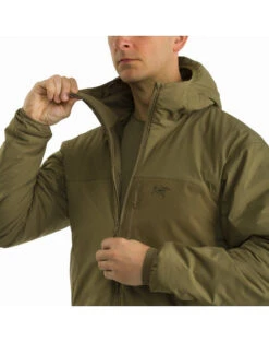 Arc'teryx PRO Atom LT Hoody Gen 2.1 Men's -TACDIS Apparel Shop Atom LT Hoody Gen 2 Crocodile Open Collar Side