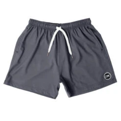 Cove 5.5 Inch Shorts 28 Cove 5.5 Inch Shorts -TACDIS Apparel Shop Cove Grey Gunmetal Shorts 5 Inseam Performance Shorts Recycled Polyester Gym Swim Lounge