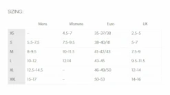 Darn Tough Lightweight Micro Crew Sock - Cushion -TACDIS Apparel Shop DT Size Chart 5b1155b4 0b30 4aef b3da 488b42d0ec23