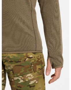 Arc'teryx LEAF Delta AR Half Zip Hoody 21 Arc'teryx LEAF Delta AR Half Zip Hoody -TACDIS Apparel Shop F22 X000006194 Delta AR 1 2 Zip Neck Hoody Crocodile Cuff Detail