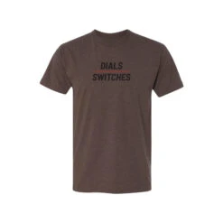 GBRS Group Gain Tee -TACDIS Apparel Shop GBRSGROUP DNS GAIN SS BROWN FRONT PRINT