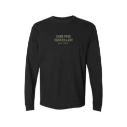 GBRS Group Instructor Long Sleeve Shirt - Anniversary Edition -TACDIS Apparel Shop GBRSGROUP INSTRUCTOR 2025 LS SHIRT BLACK F jpg