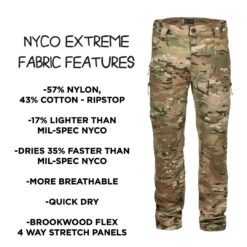 TD Cordell Combat Pants - MULTICAM® NYCO Extreme -TACDIS Apparel Shop NYCOFEAT