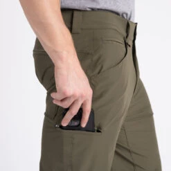 TD Neptune Amphib Ripstop Pants 27 TD Neptune Amphib Ripstop Pants -TACDIS Apparel Shop TD Neptune Amphibious Tactical Performance Pants True Ranger Green Side View Zipper Pocket