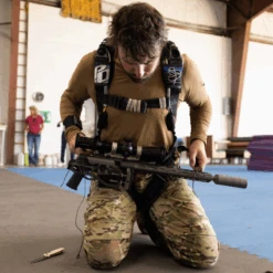 TD OSS Long Sleeve Top -TACDIS Apparel Shop TD OSS Operator Shooter Shirt Worn with Harnesses and Slings Tactical Use