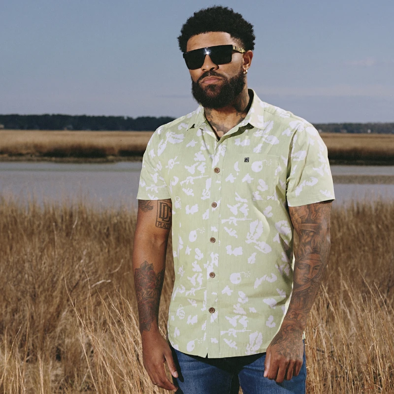 TD Aloha Button Up Shirt 22 TD Aloha Button Up Shirt - Image 20