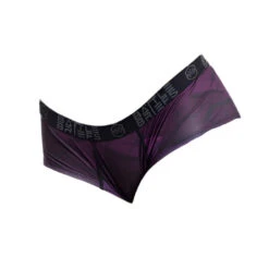 Battle Briefs Women's Performance Underwear 37 Battle Briefs Women's Performance Underwear -TACDIS Apparel Shop Womens Battle Briefs Purple Cube Geometric Athletic Underwear