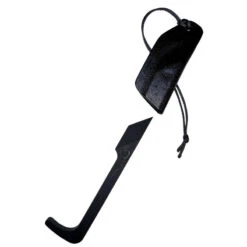 Black Triangle Kiridashi Belt Knife (Static Sheath)