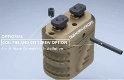 True North Concepts Zero-8 V2 Multi-Angle Grip - MLok, S-Grip -TACDIS Apparel Shop coil pin example