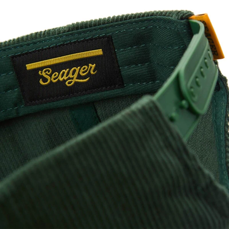 Seager Bradley Corduroy Snapback- Green 7 Seager Bradley Corduroy Snapback- Green - Image 5