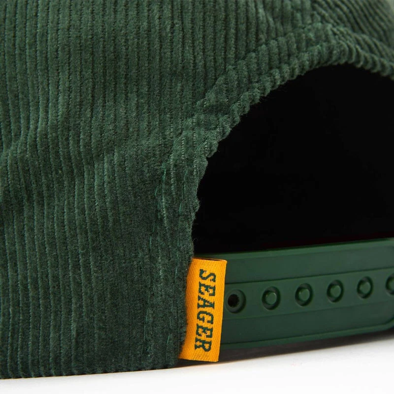 Seager Bradley Corduroy Snapback- Green 8 Seager Bradley Corduroy Snapback- Green - Image 6