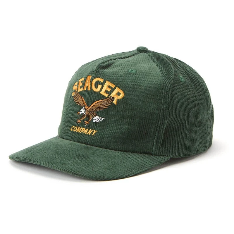 Seager Bradley Corduroy Snapback- Green 3 Seager Bradley Corduroy Snapback- Green