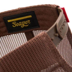 Seager Old Town All Mesh Snapback- Brown -TACDIS Apparel Shop seager old town mesh snapback brown 0000 12776 Seager 0593