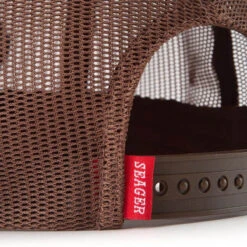 Seager Old Town All Mesh Snapback- Brown -TACDIS Apparel Shop seager old town mesh snapback brown 0001 12776 Seager 0592